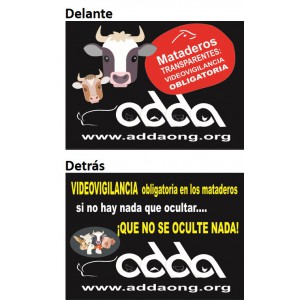 Camisetas campa&ntilde;a ADDA videovigilancia obligatoria